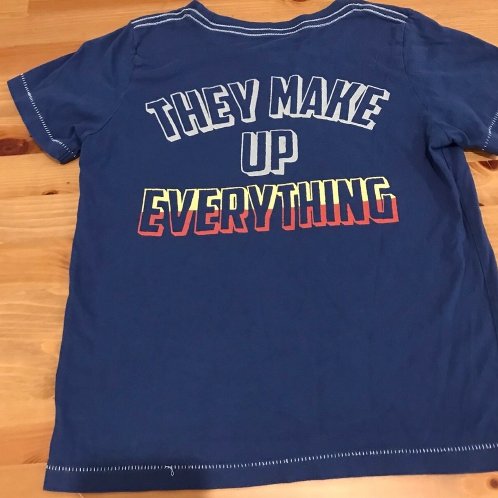 Don't Trust Atoms Graphic Kids T-Shirt - Blue NWOT - Picture 3 of 3